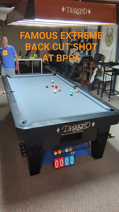 FAMOUS EXTREME BACK CUT SHOT #billiards #8ballpool #ball #livestream