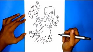 HOW TO DRAW NIGHT WITCH | CLASH ROYALE