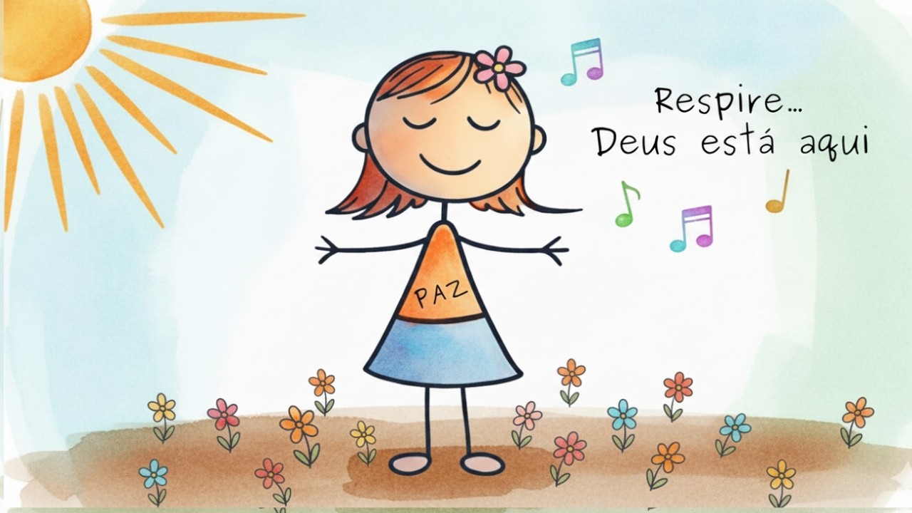 🎵  Respirar é Minha Prece 🙏 Música Suave de Fé, Paz e Presença