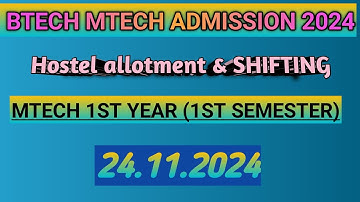Bit sindri mtech admission 2024|Hostel allotment & shifting 24.11 24 Boys & Girls
