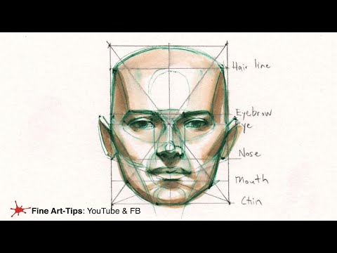 HOW TO DRAW THE HEAD PROPORTIONS - By Ferhat Edizkan