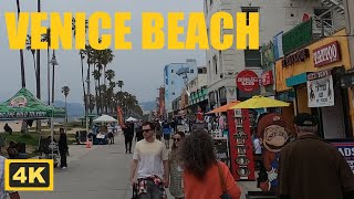 Venice Beach 🌴 California Virtual Run with Relaxing, Chill Music 🥰 in 4K