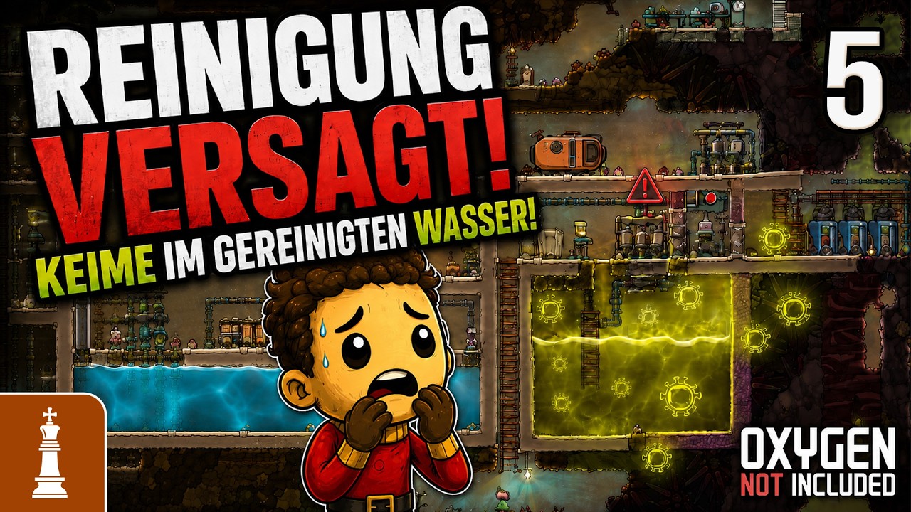 Wasserreinigung versagt! Keime im gereinigten Wasser! ♚ Oxygen Not Included #5