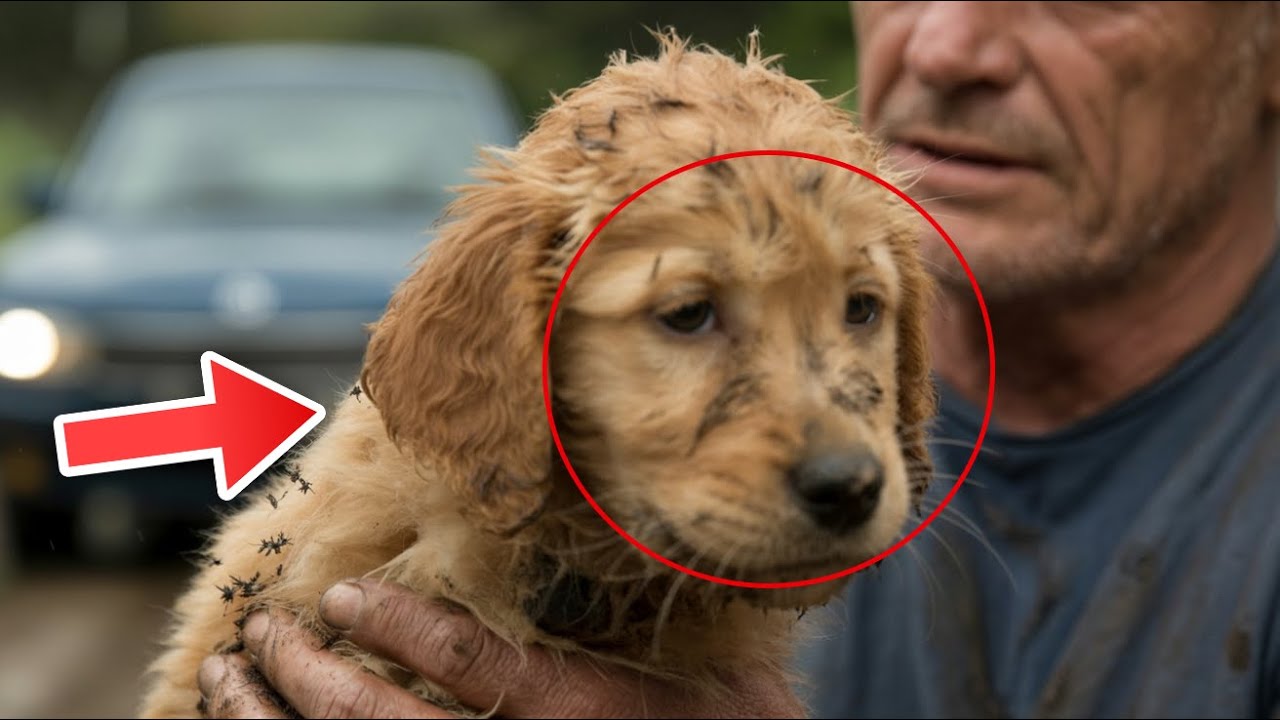 Sie ließen den Welpen an der Tankstelle zurück – doch dann drehte jemand um