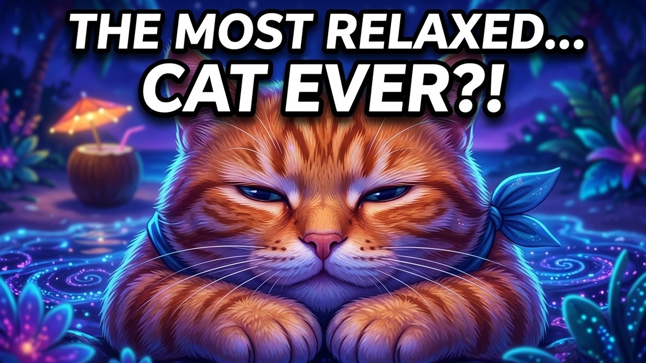 This Cat's Vacation Just Hit Different | Tropical Chill House Mix (53 Min)