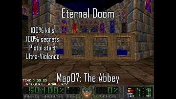 Eternal Doom - Map07: The Abbey (Ultra-Violence 100%)