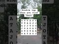Observation Visual Test: 5 Seconds For You To Spot:TAJO . Try Your Skills!  #search #puzzle #shorts