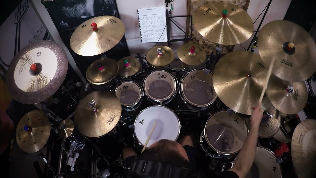 TONERIDGE 2 nos TOMs e SURDOS da ATTACK DRUMHEADS