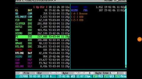 DOS Program - Clipper 5