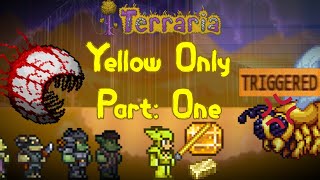 Can You Beat Terraria With Only Yellow Weapons? (Part One)