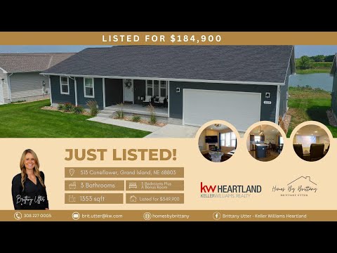 513 Coneflower, Grand Island, NE home video tour