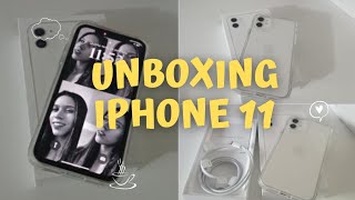 iPhone 11 unboxing 🤍📦 | Acessórios, teste de câmera...