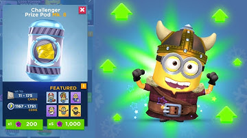 Minion Rush - Viking Costume Level Up | Challenger Prize Pod | Minions game gameplay