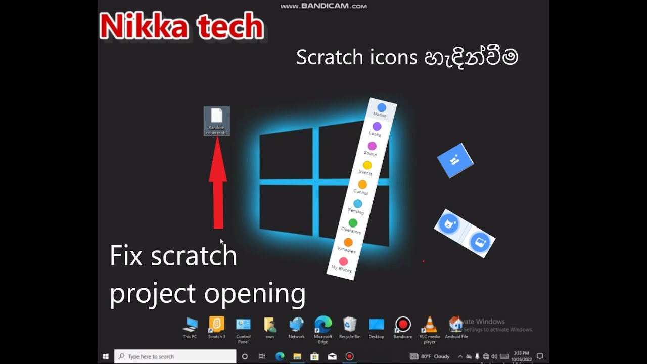 Scratch Project Error Scratch Project Cannot open error fix and Learn scratch icons. - YouTube