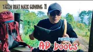 Naik Gunung Pakai Sepatu Boots ?!