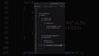 How to Print 3x3 Matrix in C Language | C Programming for Beginners 📊📈☠️