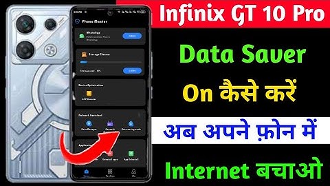 infinix gt 10 pro data saver setting on kaise kare | how to save mobile data on infinix gt 10 pro