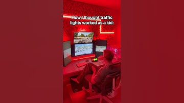 Traffic Lights As A Kid #Shorts