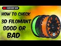 3D Printer Filament Moisture Test: Wet vs. Dry#3dprinter#3dfilament#