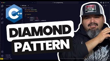 16/20 | Diamond Pattern Program in C++ | Display Diamond Shape with Output Statements