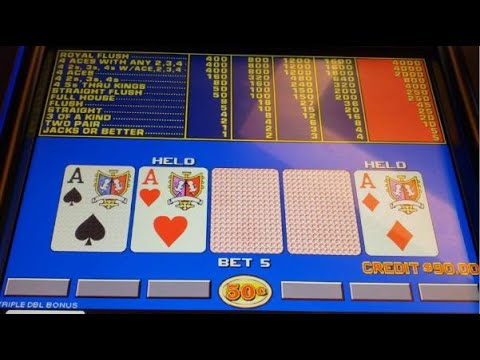 How to win at triple double bonus video poker