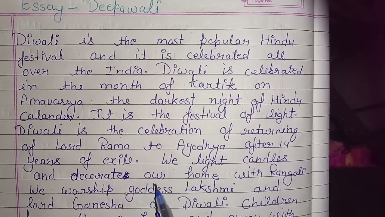 Essay Dilwali Is The Festival of Light 