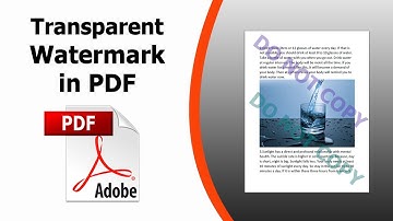 How to make a watermark transparent in pdf using Adobe Acrobat Pro DC 2022