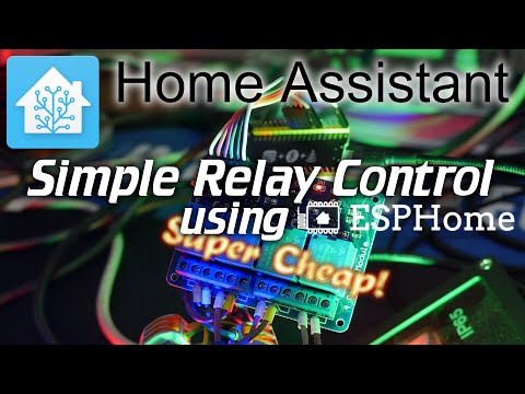 Home Assistant: Simple relays with ESPhome