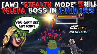 MCOC Yelena War Boss "Stealth Mode" vs Onslaught / Marvel Contest of Champions No Buff & Debuff Bug