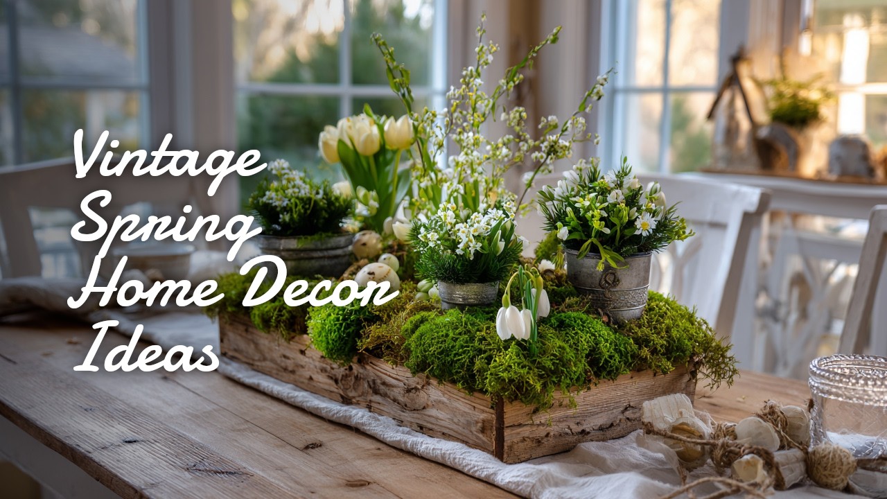 🌸 16 винтажных идей для весеннего декора дома с ограниченным бюджетом: стиль «коттедж своими рука...