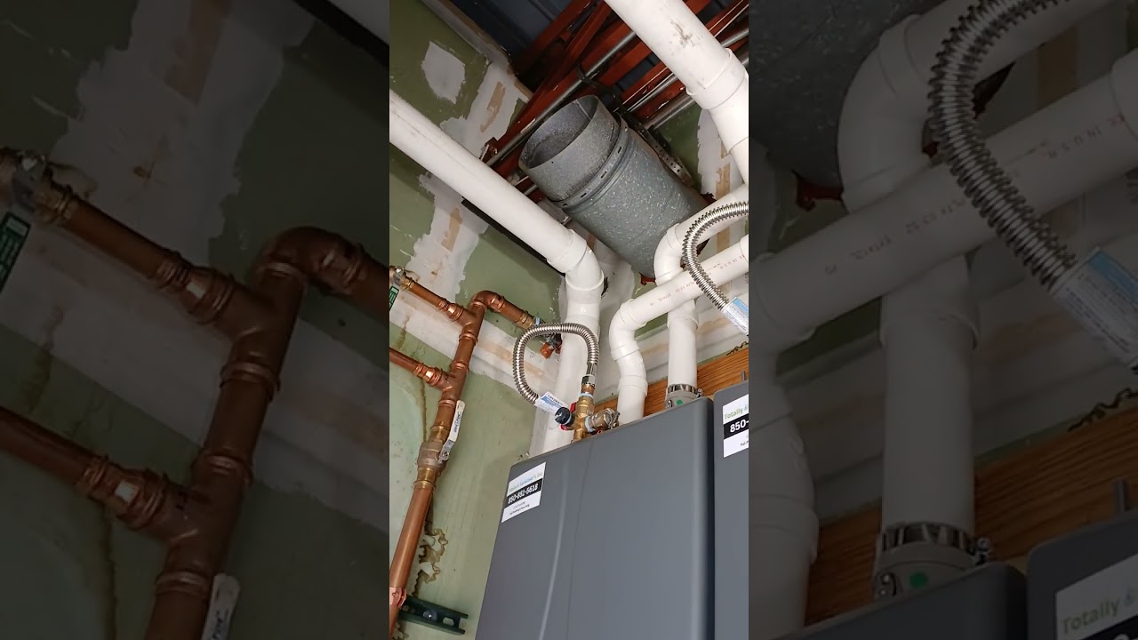 Vesta commercial tankless stacked