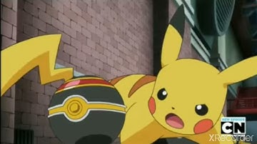 Pikachu almost catch Meoth