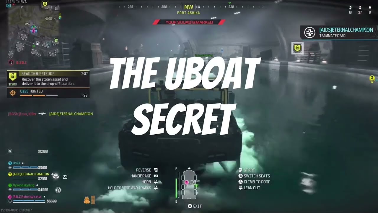 The uboat secret vault Ashika Island Resurgence