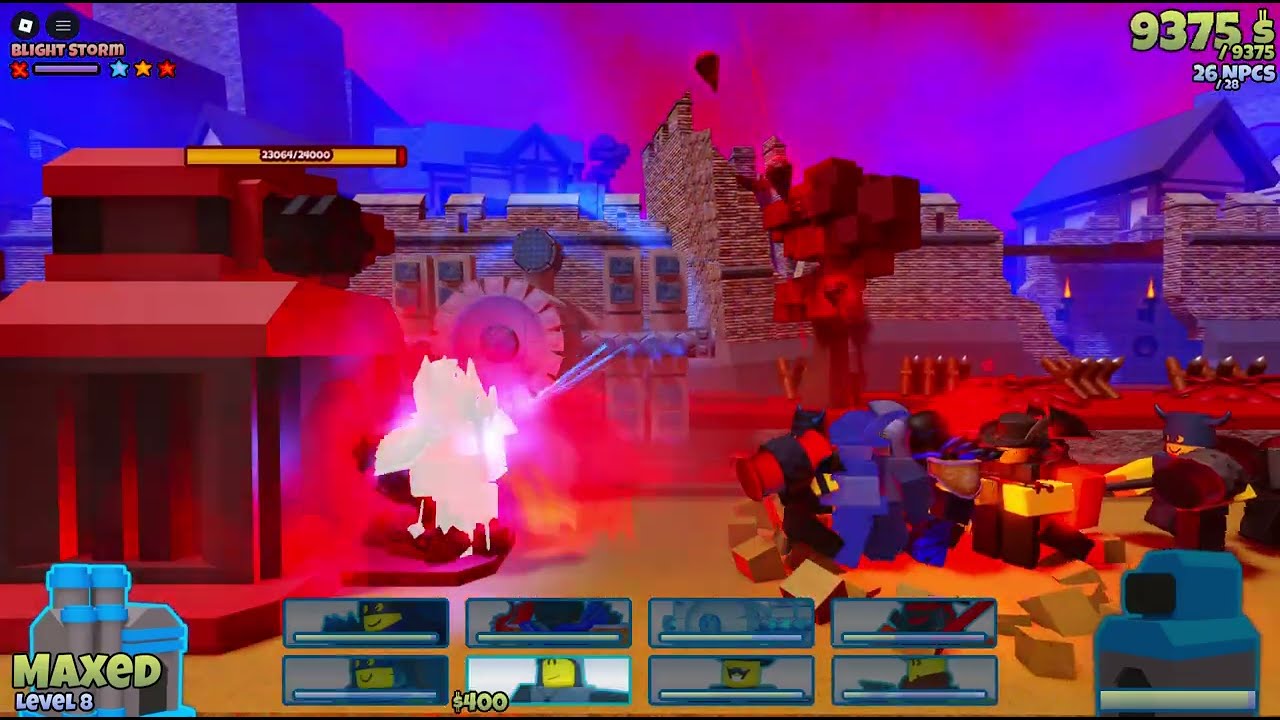 (stage 10) Blight storm 3 star normal | The battle bricks