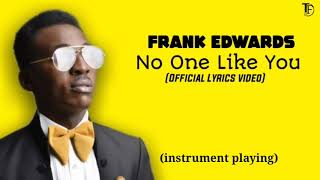 No One Like You -  Frank Edwards (Official Lyrics video)