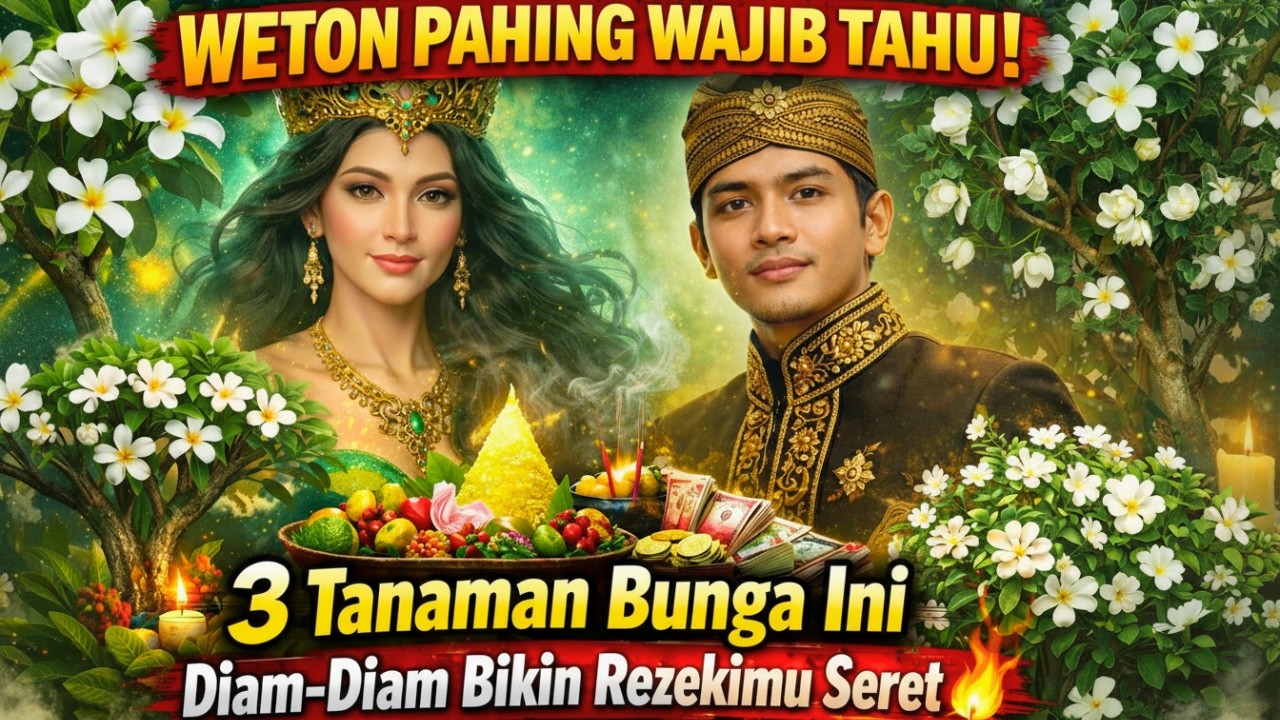 WETON PAHING WAJIB TAHU ! Jika ingin REZEKI kalian Tidak SERET hindari 3 BUNGA ini dari RUMAH !