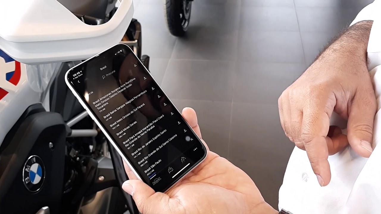 Como instalar o APP BMW MOTORRAD CONNECTED no PAINEL TFT - YouTube