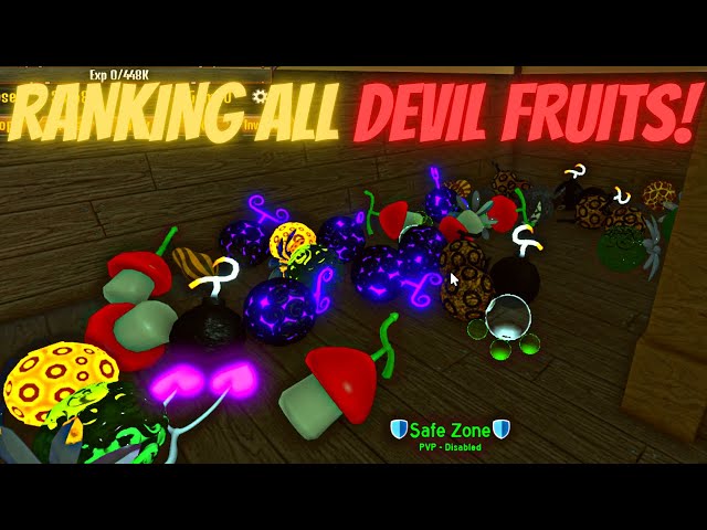 RANKING EVERY DEVIL FRUIT IN KING LEGACY 