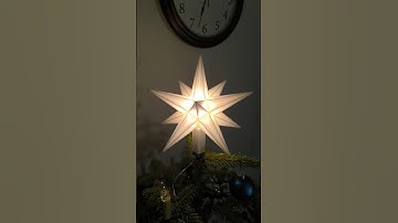 Hanging Christmas Star and Tree Topper #3D Printing #xmas