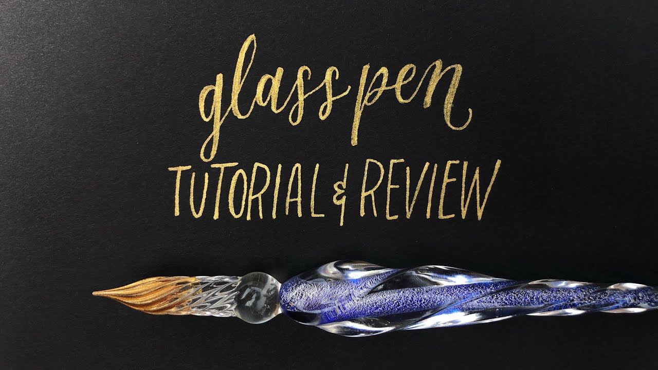 Introduction to Glass Calligraphy Pen – Glass Dip Pen