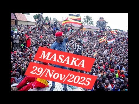 CBSFMLIVENOW HON KYAGULANYI BOBI WINE IN MASAKA CITY 29 11 2025 