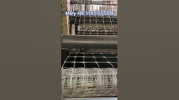 Automatic fixed knot fence machine/Horse fence machine/field fence machine#knot #knot fence machine