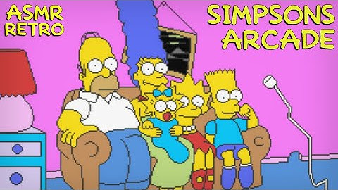 ASMR - THE SIMPSONS ARCADE GAME - Whispered Game Play