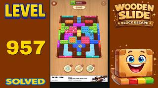 Wooden Slide – Level 957 | Walkthrough