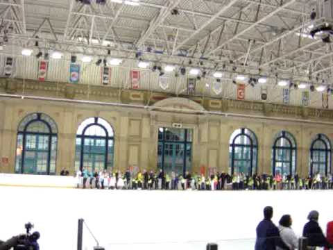 Alexandra Palace Ice Rink - World's Longest "Conga...
