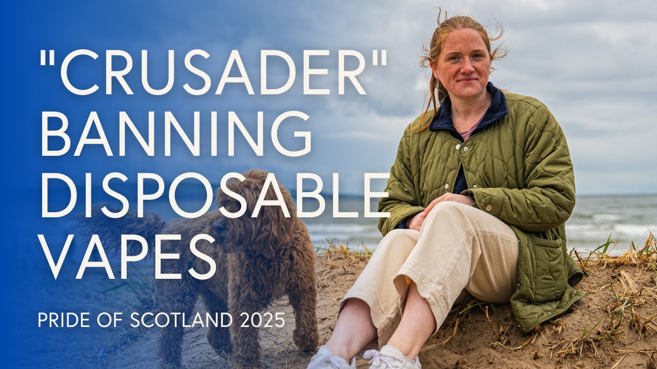 "Vape Crusader" Leading Campaign to Ban Disposable Vapes in Scotland | Pride of Scotland 2025