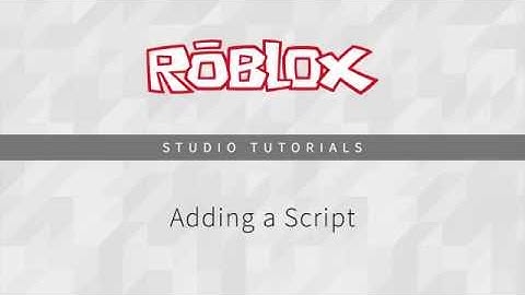 Adding a Script