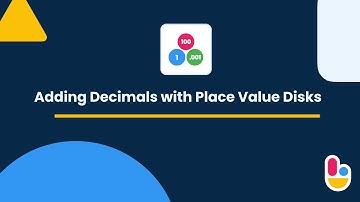Adding Decimals with Place Value Disks | Brainingcamp