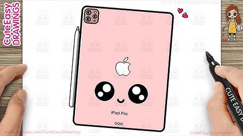 How to Draw a Cute iPad Pro Step by step Follow Along video for KIDS