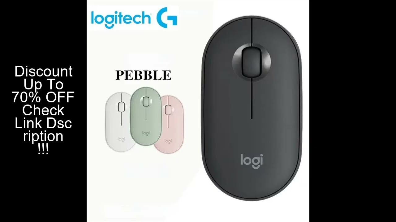 Logitech PEBBLE M350 Laptop Tablet Mouse Wireless Bluetooth Mouse Light and Thin Mute Office Mini Mo